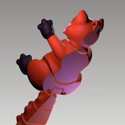 “Rusty” the Fox – Wiggle Budz – (Hug Me Series) 3d model