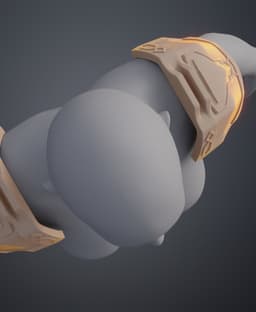 Arcane Enforcer Vi Shoulder Armor 3d model
