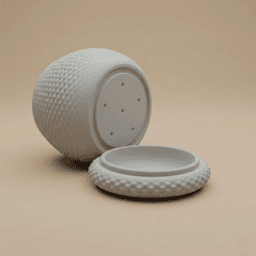 Planter with dripping tray 3d model