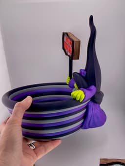 Customizable Witch Gnome Candy Bowl 3d model