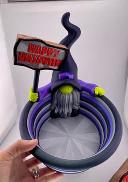 Customizable Witch Gnome Candy Bowl 3d model