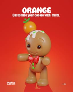 GALLETAS DE FRUTAS FLEXIBLES 3d model