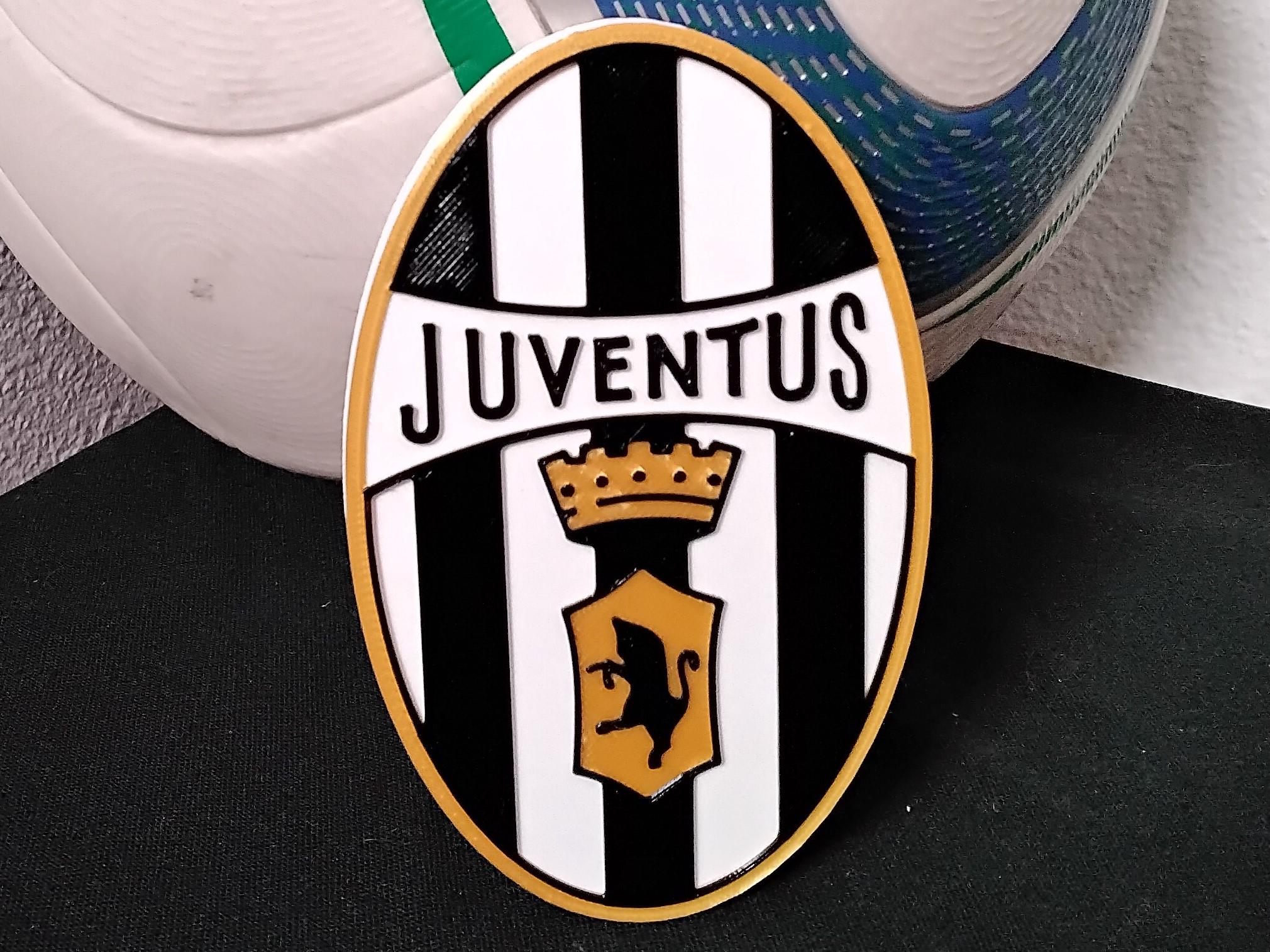 Convex Juventus (Juve) Football Club S.p.A. coaster or plaque 3d model