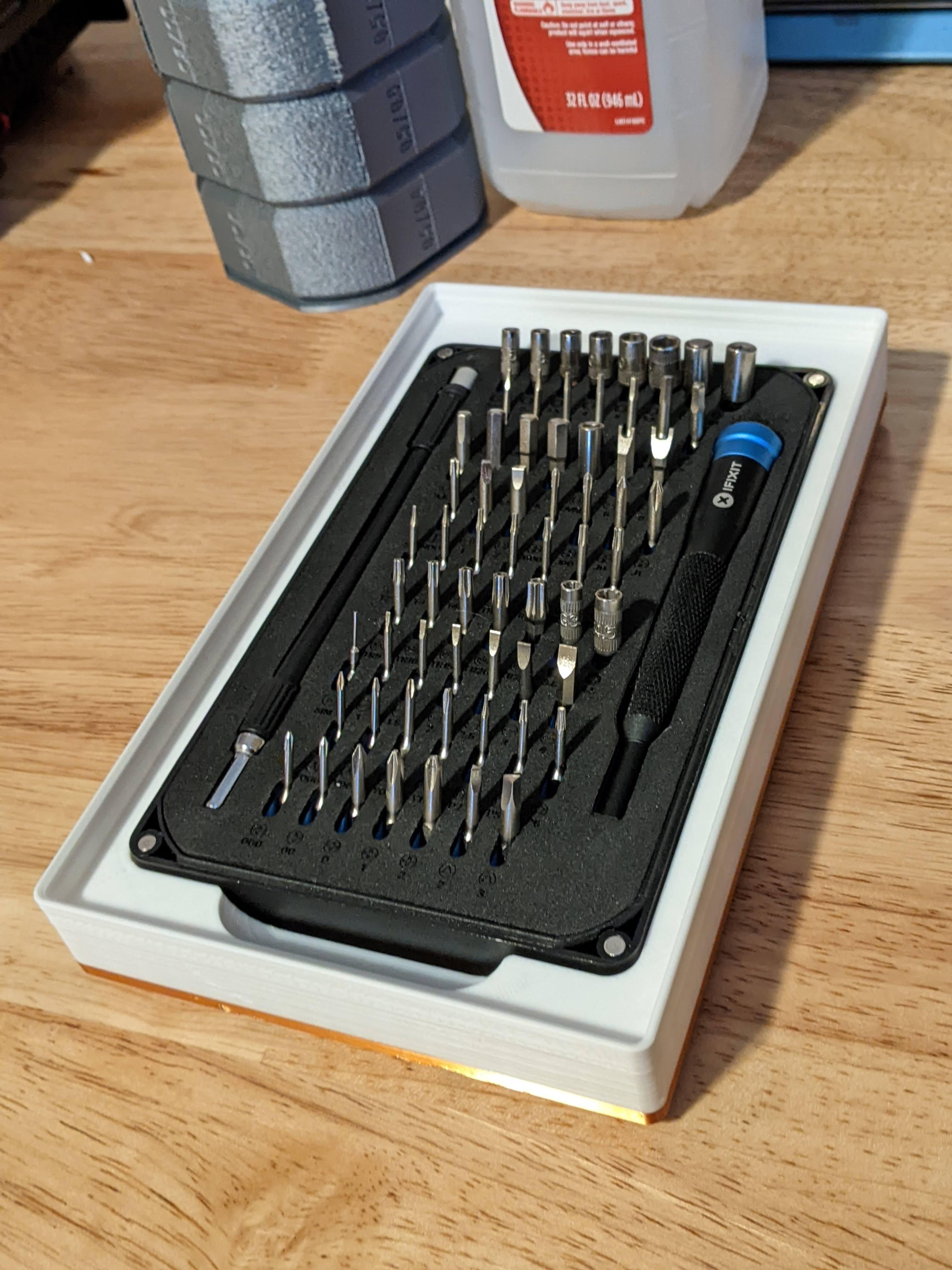 Gridfinity iFixit Mako Gen2 with case 3d model