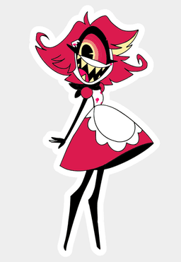 Fanart Suncatcher - Master Maid, Cook and Pest Control Aficionado Niffty from Hazbin Hotel 3d model