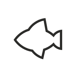 Minimalist Shark Cookie Cutter STL File - 4 inches 3d model