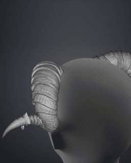 Jester Lavorre's Horns - Critical Role 3d model
