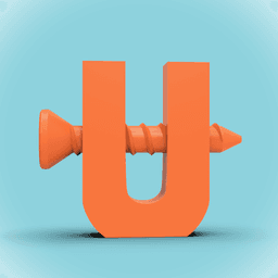 "Screw U" -Desk Décor 3d model