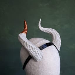 Tasha | Tiefling Horns with a Decorative Tips 3d model