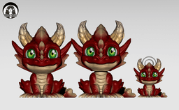 Dragon Hatchling 3d model