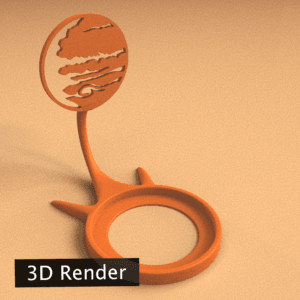 Space Jupiter 3d model