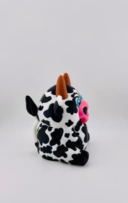 Spotted Cow Sitting 3d model