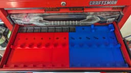 Pittsburgh Nut Driver tray for Gridfinity (REMIXED) 3d model