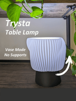 Trysta Table Lamp - STL and Bambu 3MF 3d model