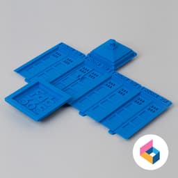 Foldable TARDIS-Police Box 3d model