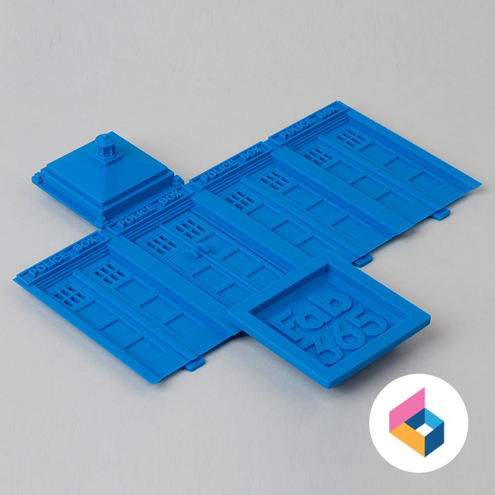 Foldable TARDIS-Police Box 3d model
