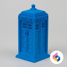 Foldable TARDIS-Police Box 3d model