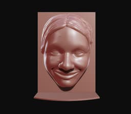 Smile Illusion Bust 3d model