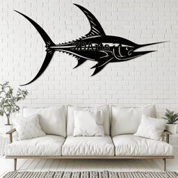 Swordfish Merlin 2D Wall Art/Window Art 3d model