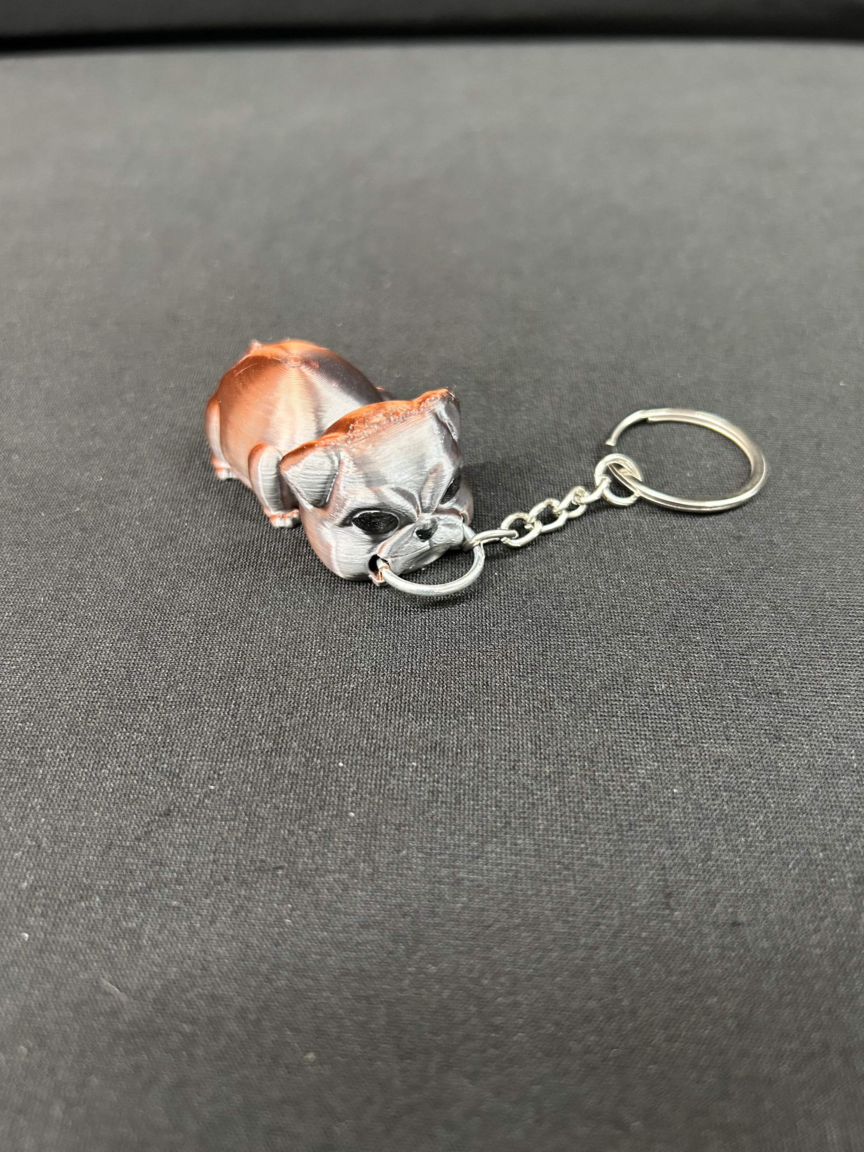 Chibi Bulldog Keychain 3d model