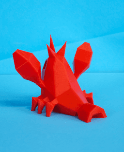 Corphish Low Poly Pokemon 3d model