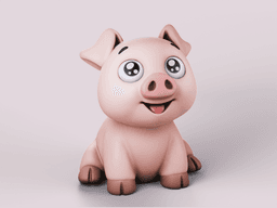 Piggy (No support) 3d model