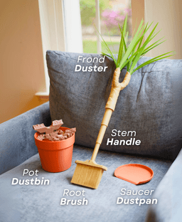 Dust-Free Dragon Tree | The Brush, Trashcan, Dustpan all-in-one Plant 3d model