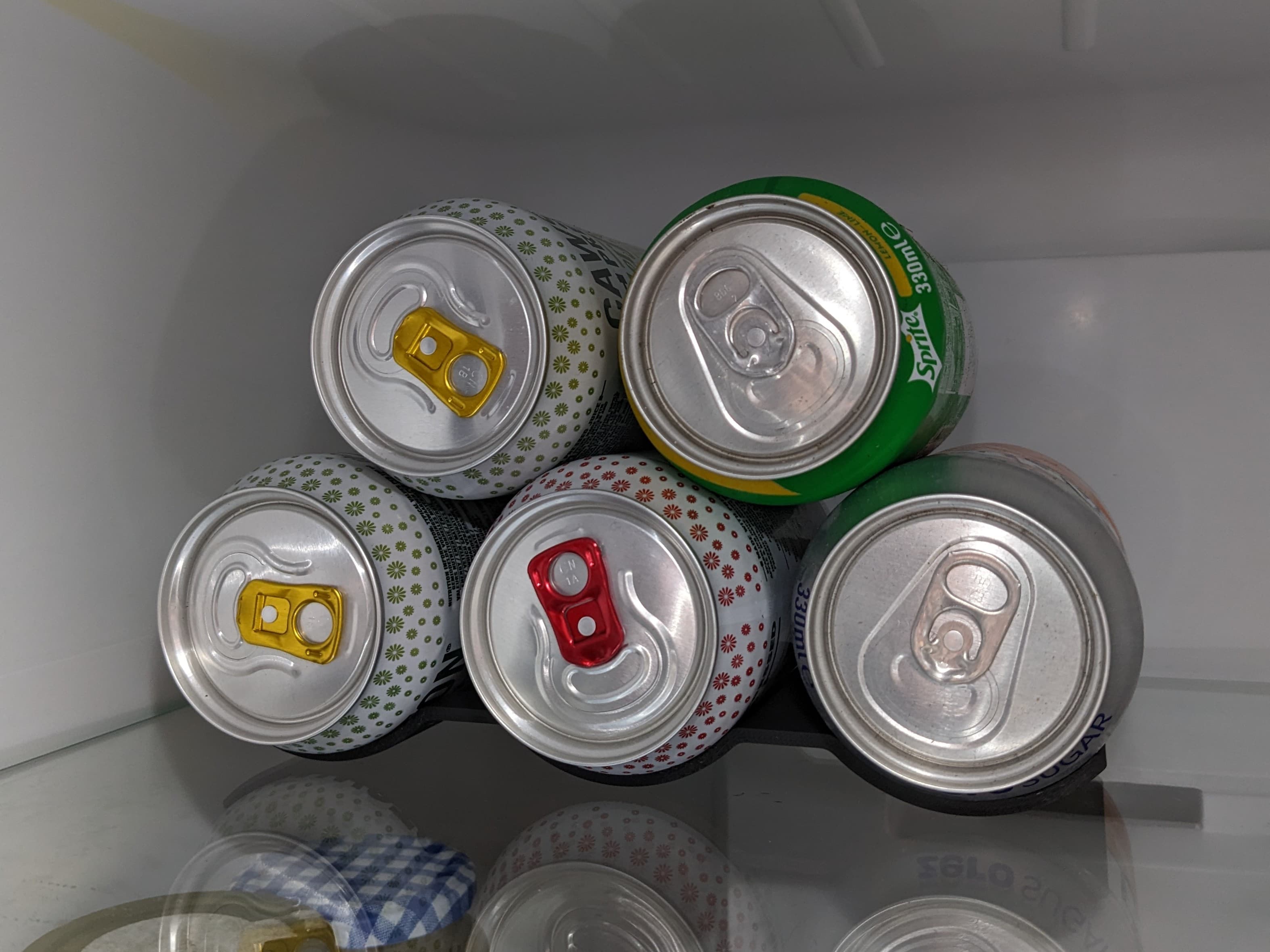 Fridge Bottle Rack Holder 3d model