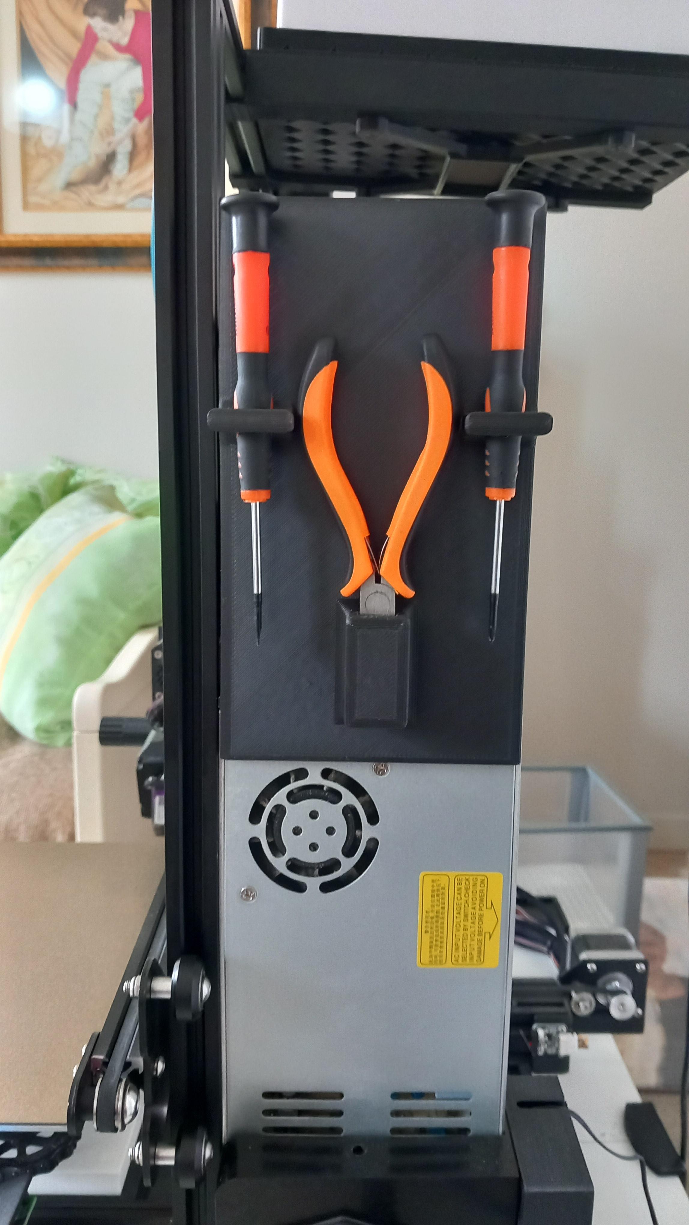 Tool Mount for Ender 3 Max Power Supply 3d model