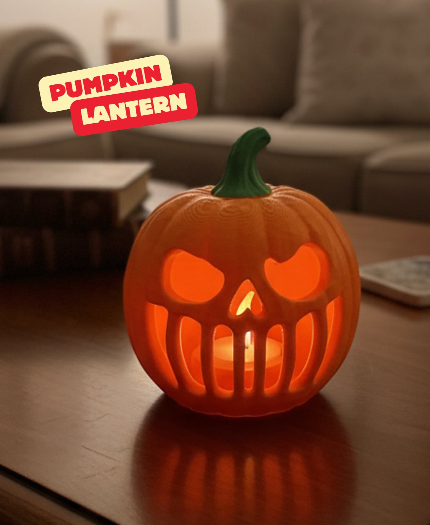 PUMPKIN LANTERN / HALLOWEEN TEALIGHT / HALLOWEEN DECOR / HOMEDECOR 3d model