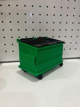 Mini Desktop Dumpster 3d model