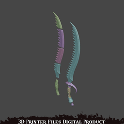 Arlecchino, the Blood Artist Cosplay Sword Lies of P 3d model