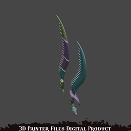 Arlecchino, the Blood Artist Cosplay Sword Lies of P 3d model