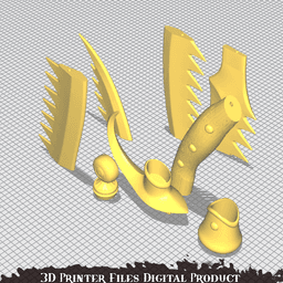 Arlecchino, the Blood Artist Cosplay Sword Lies of P 3d model