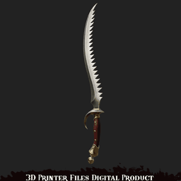 Arlecchino, the Blood Artist Cosplay Sword Lies of P 3d model