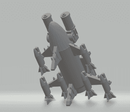 FHW Zorblin Goblin Rocket Fighter concept 3d model