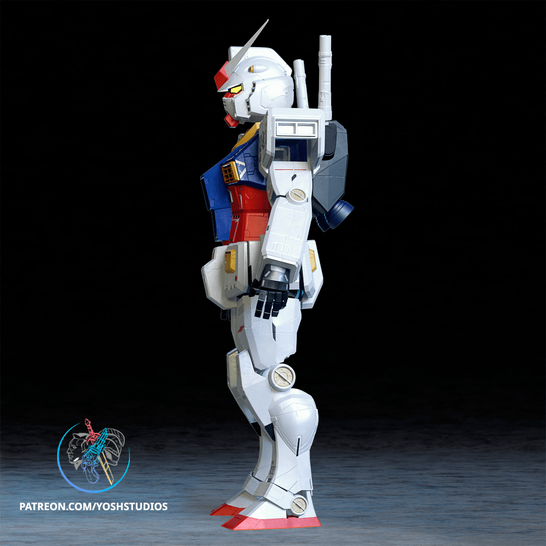 Mech RX-78 Armor 3D Printer STL File 3d model