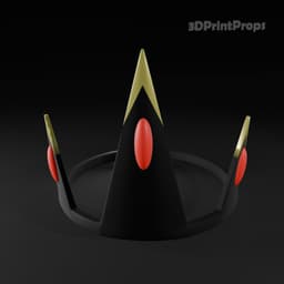 Charlie Morningstar Crown – Hazbin Hotel Cosplay – Print-Ready Split Parts 3d model