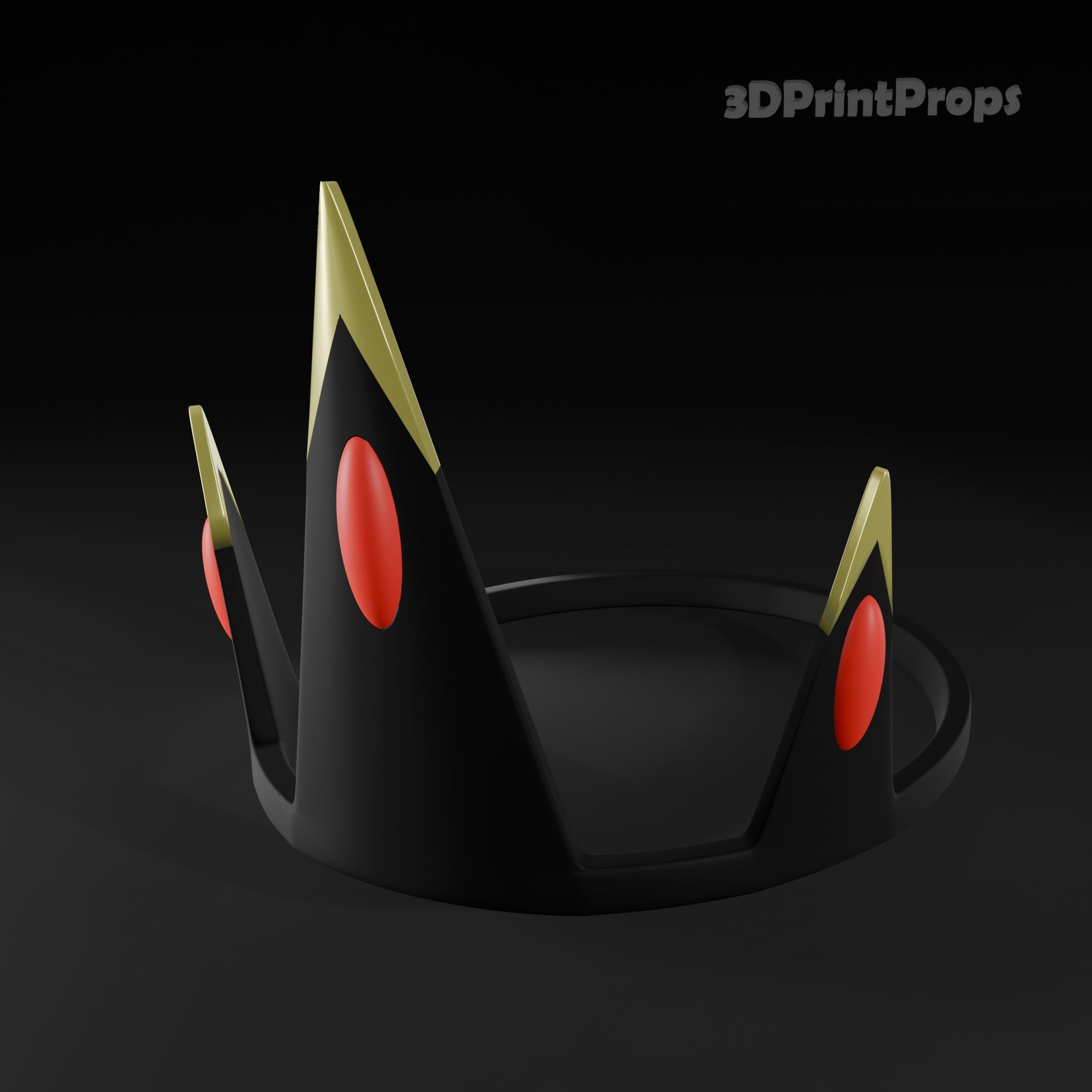 Charlie Morningstar Crown – Hazbin Hotel Cosplay – Print-Ready Split Parts 3d model