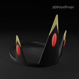 Charlie Morningstar Crown – Hazbin Hotel Cosplay – Print-Ready Split Parts 3d model