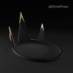 Charlie Morningstar Crown – Hazbin Hotel Cosplay – Print-Ready Split Parts 3d model