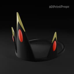 Charlie Morningstar Crown – Hazbin Hotel Cosplay – Print-Ready Split Parts 3d model
