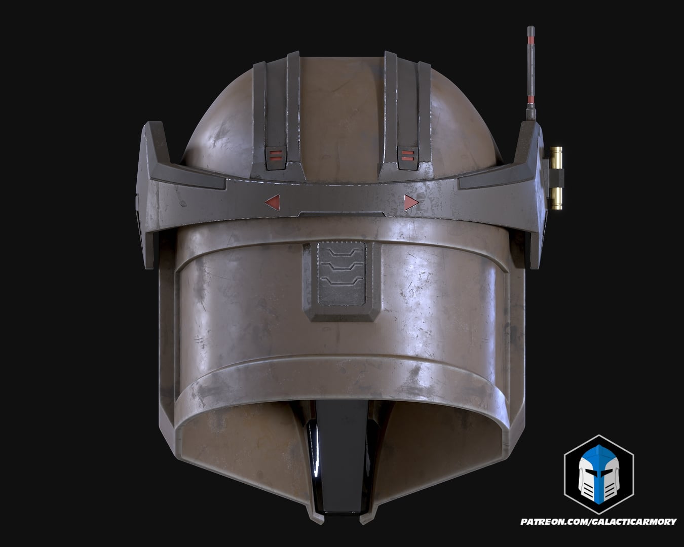 Cowboy Mando Helmet - 3D Print Files 3d model