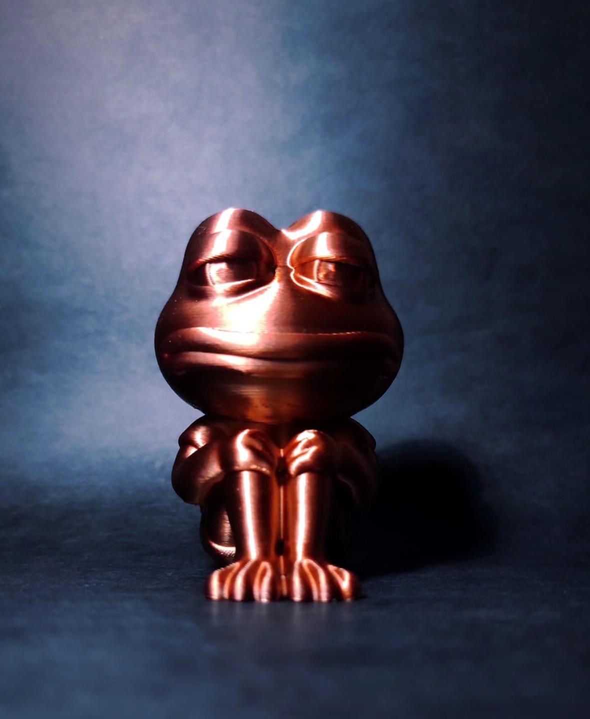 Pepe the frog - Awesome model!

Check my insta page @3Doodling for more makes! ;) - 3d model
