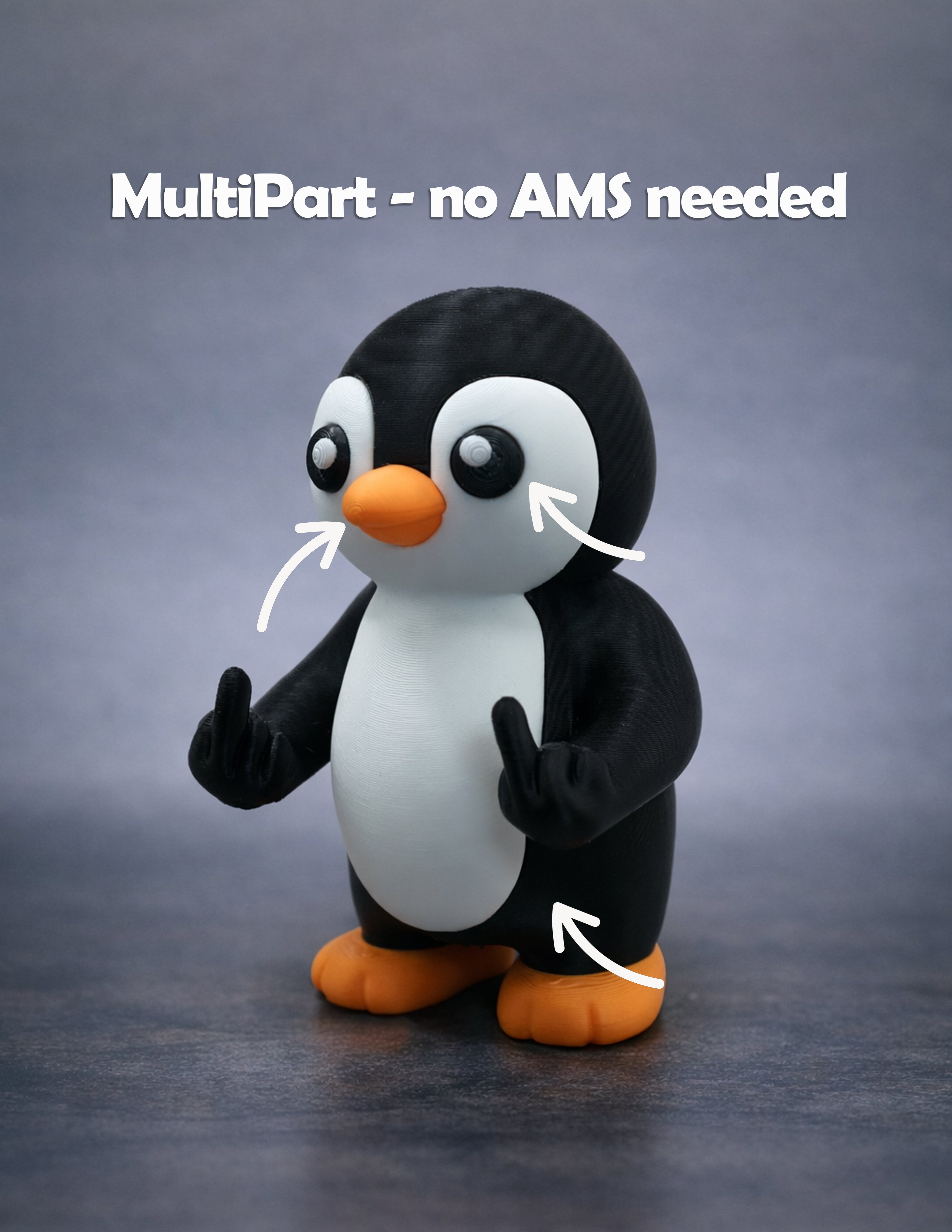 Bad Penguin 3d model