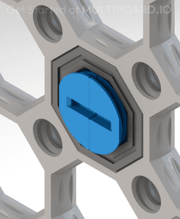 Mid Thread - Lite Fix Point (Folded) 3d model