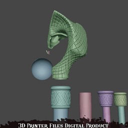 President Loki Cosplay Cane Marvel Rivals 3d model