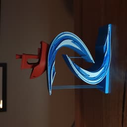Benchy Floating Wave.stl - Stormy night - 3d model