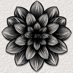 mandala flower wall art optical illusion wall decor spring easter bloom decoration 3d model