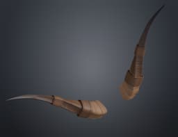 Antelope modified horns 3d model
